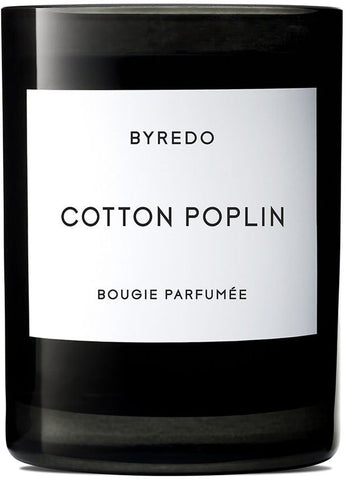 cotton poplin bougie parfumee