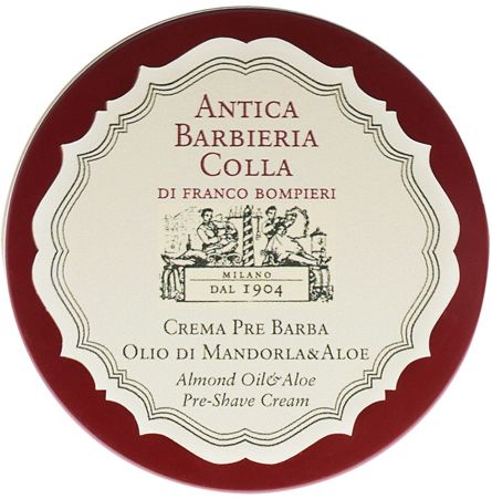 crema pre barba olio di mandorla e aloe
