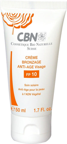 crème bronzage anti-rides spf10