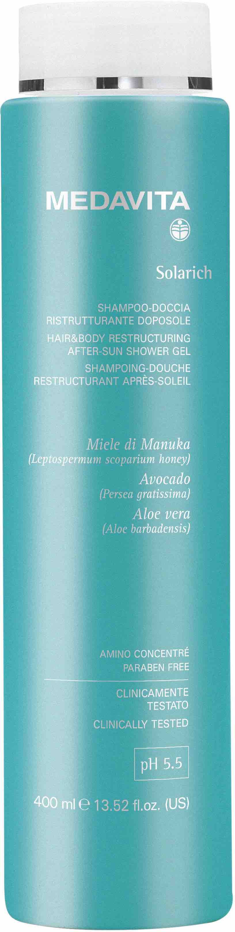 Solarich Shampoo-Doccia Ristrutturante Doposole